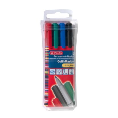 Show details for Colli Marker 0,5-0,8mm 4er Etui sort. Picture of Colli Marker 0,5-0,8mm 4er Etui sort.