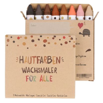Zeige Details für Hautfarben Wachsmaler für Alle Bild von Hautfarben Wachsmaler für Alle
