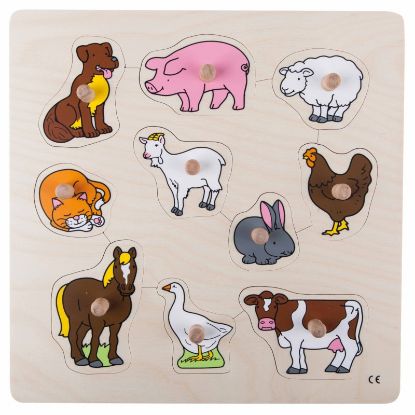 Zeige Details für Knopf-Puzzle Bauernhof Bild von Knopf-Puzzle Bauernhof