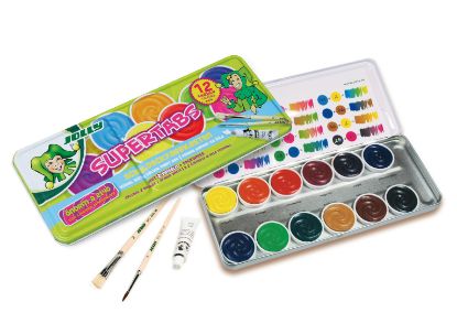 Zeige Details für Wasserfarben Jolly 12er inkl. Deckweiss u. Pinsel Bild von Wasserfarben Jolly 12er inkl. Deckweiss u. Pinsel