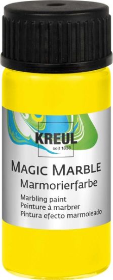 Bild von Magic Marble - Marmorierfarbe zitron