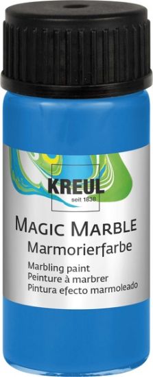 Bild von Magic Marble - Marmorierfarbe blau