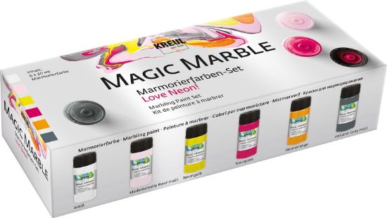 Picture of Magic Marble - Marmorierfarbe Neon 6er Set