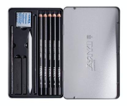 Show details for Rembrandt Charoal Set Etui 11er Picture of Rembrandt Charoal Set Etui 11er