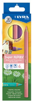 Bild von Super Ferby Lack Pastell 6er