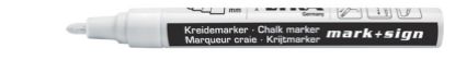 Zeige Details für Lyra Kreidemarker 2-4mm weiß Bild von Lyra Kreidemarker 2-4mm weiß