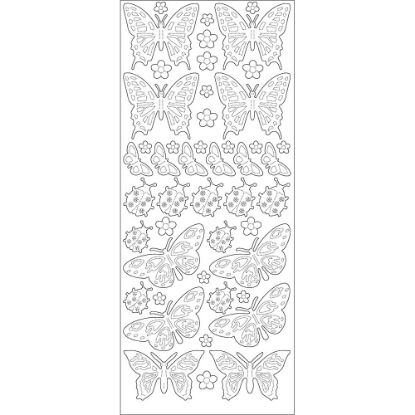 Show details for Motivbogen - Schmetterling - silber Picture of Motivbogen - Schmetterling - silber