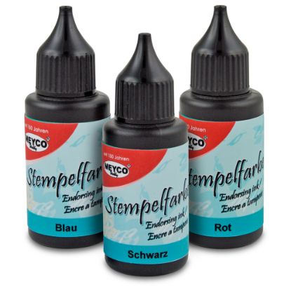 Bild von Stempelfarbe schwarz 25 ml