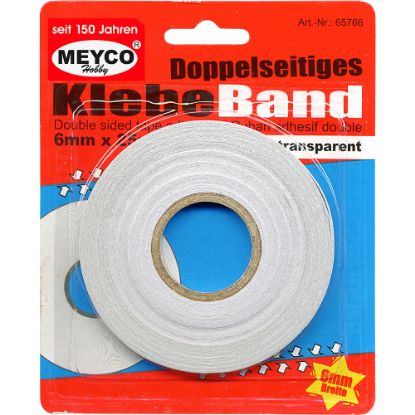 Bild von Doppelseitiges Klebeband 6mm x 25m