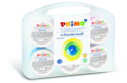 Show details for Textil Fingerfarbe 100ml. 6er Picture of Textil Fingerfarbe 100ml. 6er
