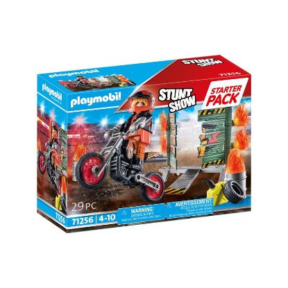 Picture of Starter Pack Stuntshow Motorrad mit Feuerwand (Markenspielware > playmobil® > Verschiedenes)