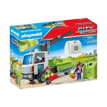 Show details for Altglas-LKW mit Container (Markenspielware > playmobil® > City) Picture of Altglas-LKW mit Container (Markenspielware > playmobil® > City)