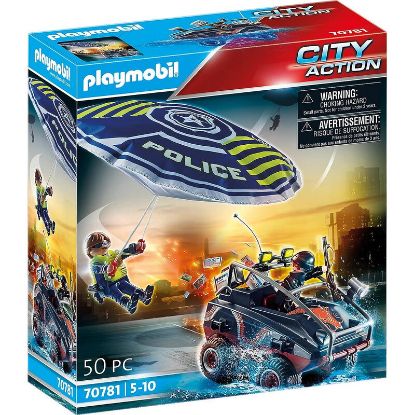Show details for Polizei-Fallschirm: Verfolgung des Amphibien-Fahrzeugs (Markenspielware > playmobil® > City) Picture of Polizei-Fallschirm: Verfolgung des Amphibien-Fahrzeugs (Markenspielware > playmobil® > City)