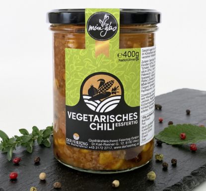 Zeige Details für mein Glas - Vegetarisches Chili essfertig 400g - Vorbestellung bis Donnerstag 11:00 Uhr Bild von mein Glas - Vegetarisches Chili essfertig 400g - Vorbestellung bis Donnerstag 11:00 Uhr