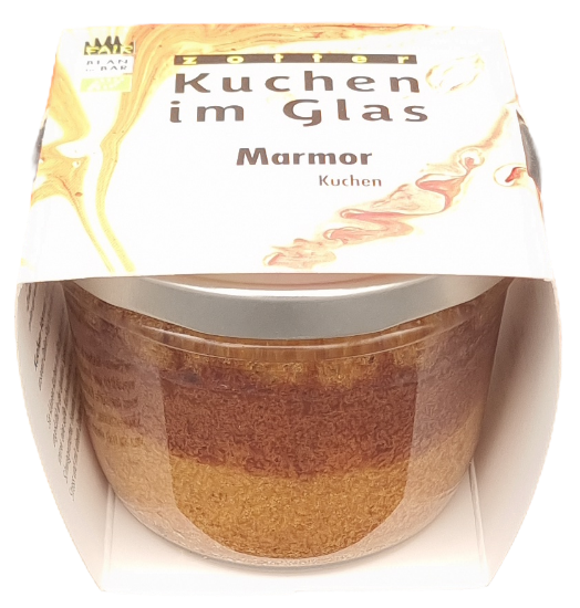 Picture of BIO Kuchen im Glas - Marmorkuchen  - zotter