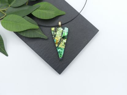 Zeige Details für Glasanhänger - Kollektion "Mosaik" - gelb/grün/blau Bild von Glasanhänger - Kollektion "Mosaik" - gelb/grün/blau