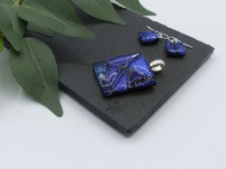 Picture of Schmuckset - Kollektion "Mosaik" - blau