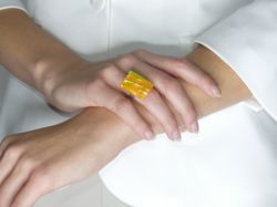 Picture of Ring - Kollektion "Mosaik" - gelb