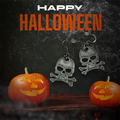Totenkopf-Ohrringe für Halloween – Trendiges Zubehör für dein Gruseloutfit Totenkopf-Ohrringe für Halloween – Trendiges Zubehör für dein Gruseloutfit