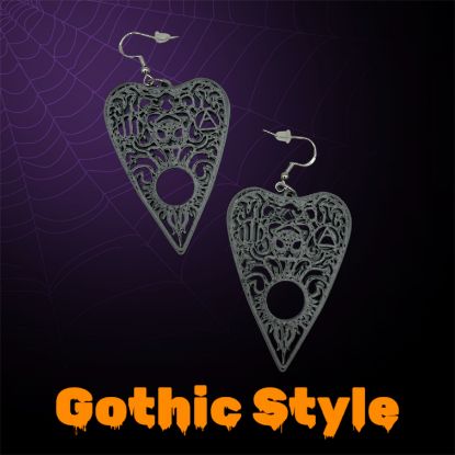 Einzigartige Gothic-Ohrringe – 3D-Druck Schmuckstück für Individualisten Einzigartige Gothic-Ohrringe – 3D-Druck Schmuckstück für Individualisten