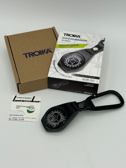 Picture of Kompass mit Karabiner Schlüsselanhänger Troika