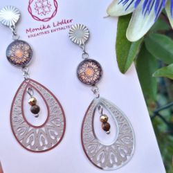 Bild von Folge deinem Herzensweg - Ohrstecker TINA aus Edelstahl mit Perlen