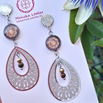 Picture of Folge deinem Herzensweg - Ohrstecker TINA aus Edelstahl mit Perlen