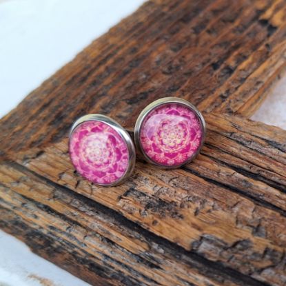 Bild von Mandala der Dankbarkeit - Ohrstecker aus Edelstahl