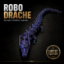 Picture of Beweglicher Drache / Violett-Schwarz / 52cm